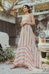 Kylie Striped Smokin Maxi Dress